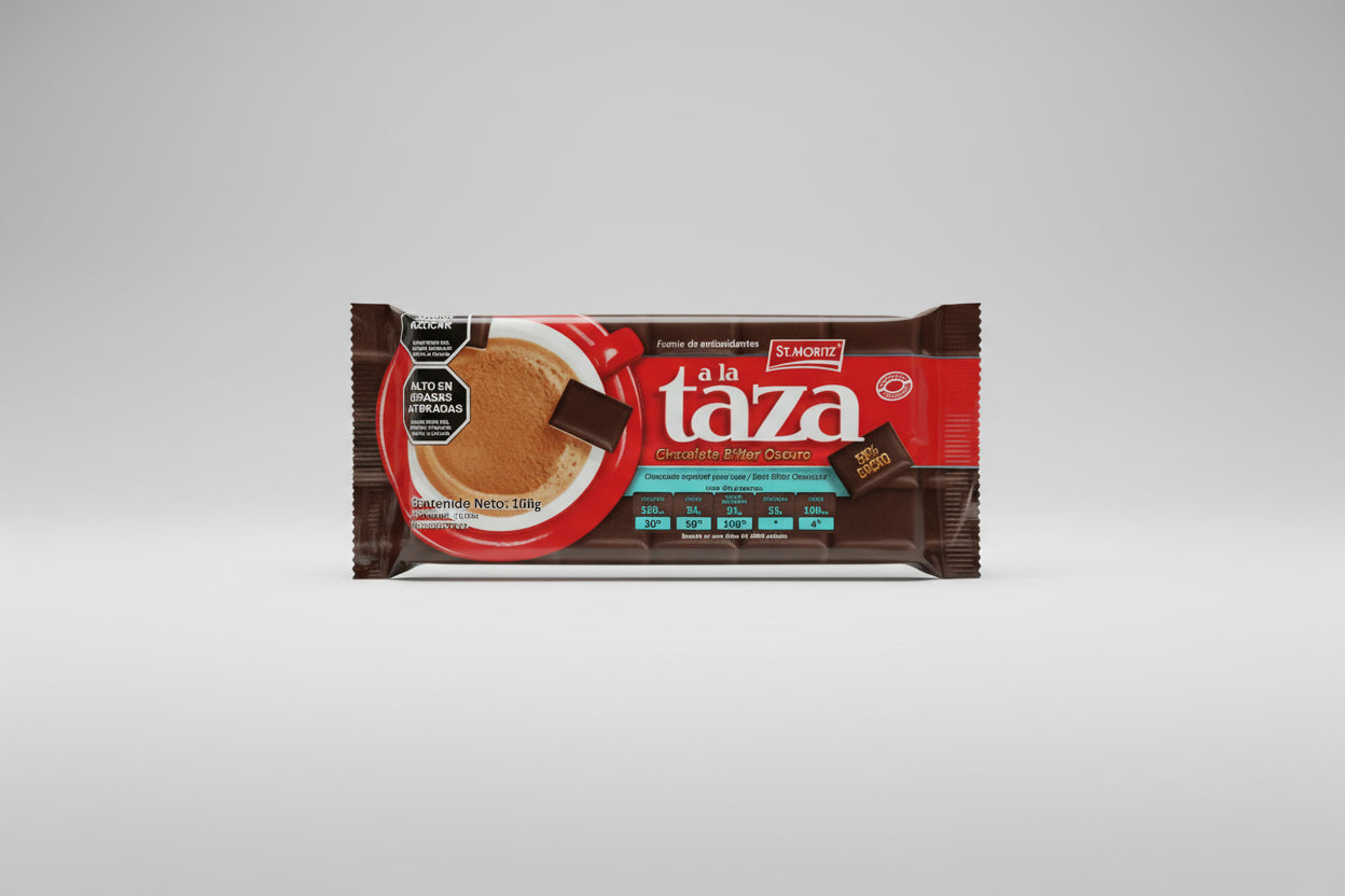 St Moritz Chocolate bar for hot drink 100g