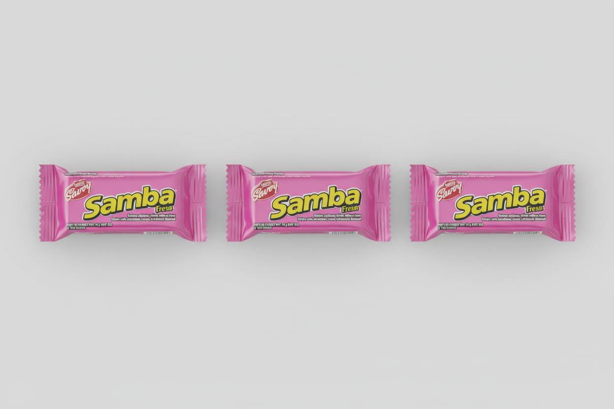 Samba de fresa mini 16g