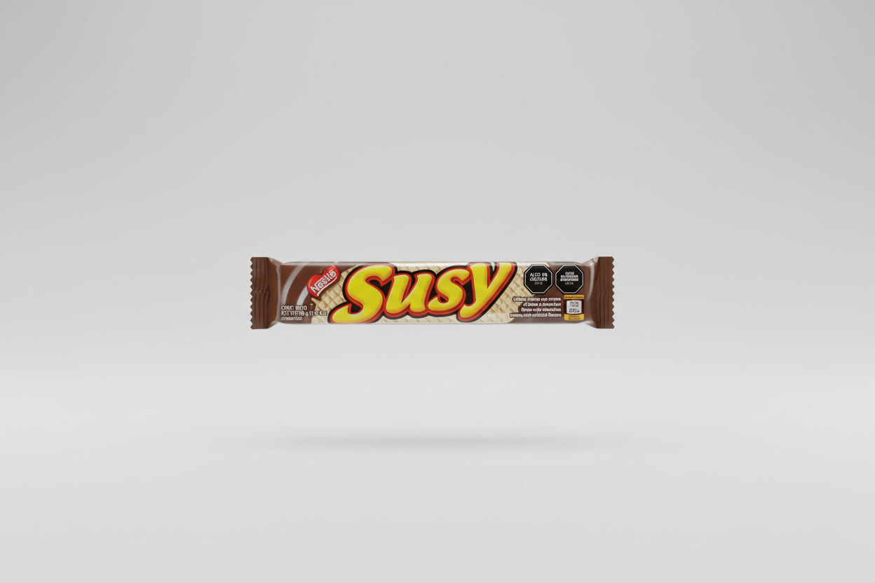 Maxi sussy waffer filled with chocolate 50g