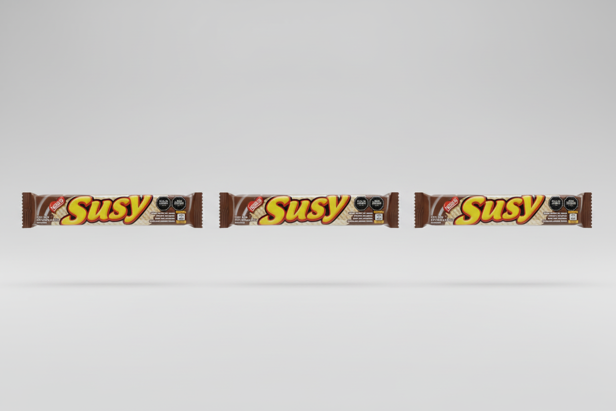 Maxi sussy waffer filled with chocolate 50g