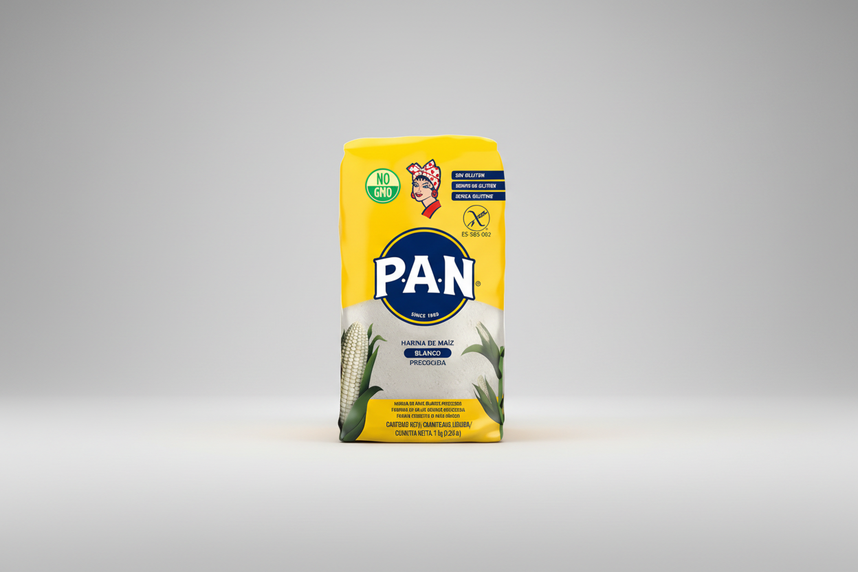 Harina Pan de blanca 1kg libre de gluten