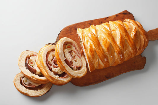 Pan de Jamon halal de hojaldre
